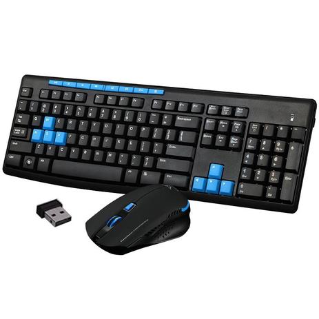 Kit Combo Teclado E Mouse Sem Fio 2.4 Ghz Multimídia Preto Usb Infokit SF-X30 Menor preço em Kit Combo Teclado E Mouse Sem Fio 2.4 Ghz Multimídia Preto Usb Infokit SF-X30