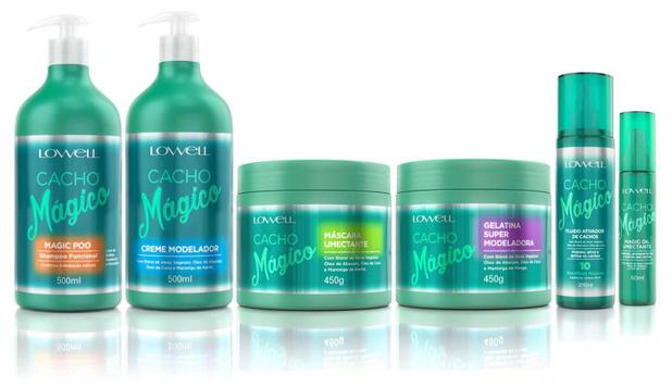 Kit Completo 6 Produtos Cacho Mágico - Lowell Menor preço em Kit Completo 6 Produtos Cacho Mágico - Lowell