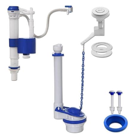 Kit Completo Blukit Universal para Caixa Acoplada Superior 340215 Menor preço em Kit Completo Blukit Universal para Caixa Acoplada Superior 340215