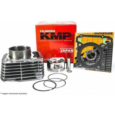 Menor preço em Kit Completo Cilindro, Pistão, Anel E Junta Cg125 Xlr125 Kmp
