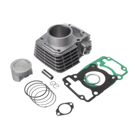 Kit Completo Cilindro Pistão Junta Kit A Kmp Premium Anel Rik Cg 125 09... P/ 150cc Menor preço em Kit Completo Cilindro Pistão Junta Kit A Kmp Premium Anel Rik Cg 125 09... P/ 150cc