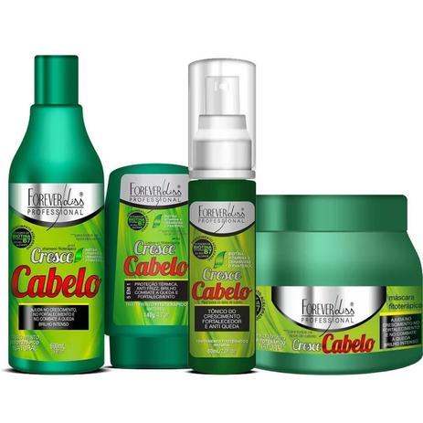 Kit Completo Cresce Cabelo Forever Liss Menor preço em Kit Completo Cresce Cabelo Forever Liss