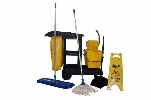 Kit Completo do Carrinho Funcional de Limpeza - Jsn Menor preço em Kit Completo do Carrinho Funcional de Limpeza - Jsn