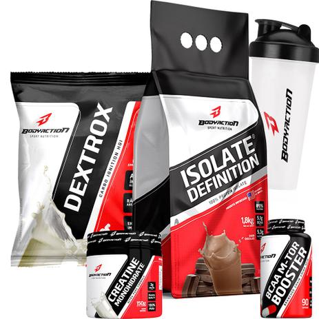 Kit Completo Ganho De Massa Muscular - Body Action Menor preço em Kit Completo Ganho De Massa Muscular - Body Action