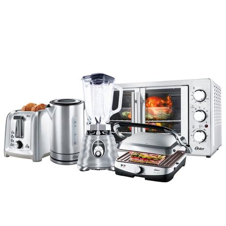 Kit Completo Inox Kitchen Oster 220V Menor preço em Kit Completo Inox Kitchen Oster 220V