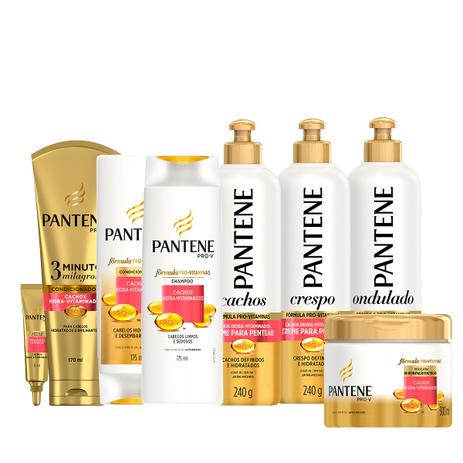 Kit Completo Pantene Cachos Hidra-Vitaminados Menor preço em Kit Completo Pantene Cachos Hidra-Vitaminados