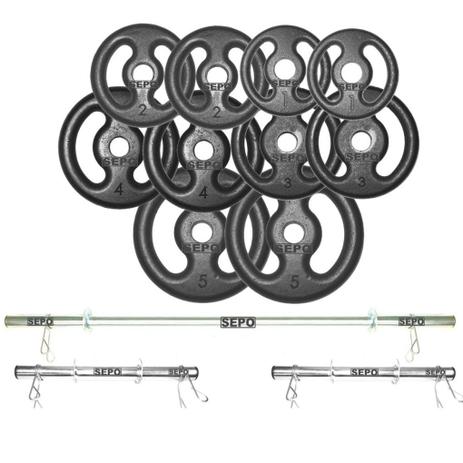 Kit Completo Para Fitness Anilhas e Barras - Rlm store é boa?