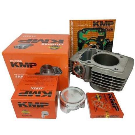 Kit Completo Pistão Cilindro E Juntas Kmp Cg 150 Titan Fan Bros P/ 220cc Menor preço em Kit Completo Pistão Cilindro E Juntas Kmp Cg 150 Titan Fan Bros P/ 220cc
