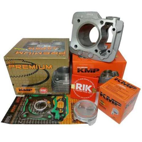 Kit Completo Pistão Cilindro Kmp Premium Anéis Rik Cg 150 P/ 190cc Menor preço em Kit Completo Pistão Cilindro Kmp Premium Anéis Rik Cg 150 P/ 190cc