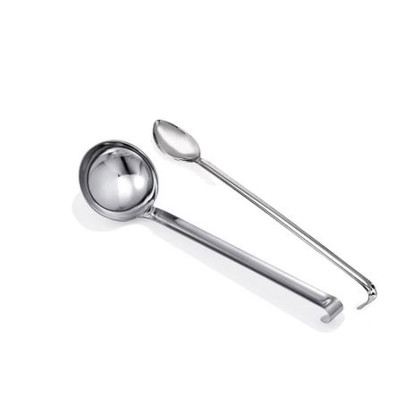 Kit Concha e Colher com Gancho Inox Premiere - Gp inox Menor preço em Kit Concha e Colher com Gancho Inox Premiere - Gp inox