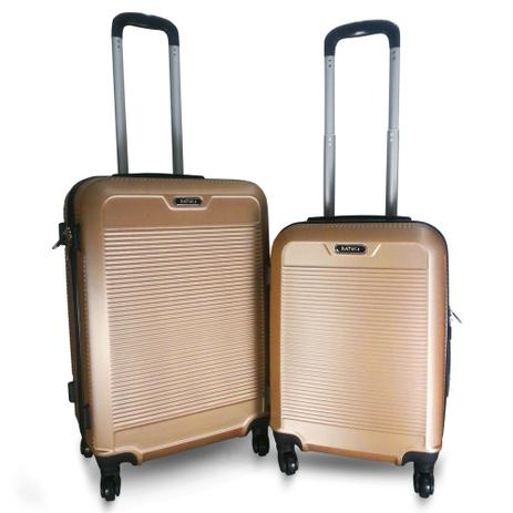 Kit Conjunto 2 Malas de Viagem Rigída ABS 360º - Batiki Menor preço em Kit Conjunto 2 Malas de Viagem Rigída ABS 360º - Batiki