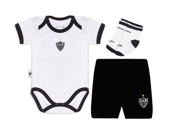 Kit Conjunto Atlético MG Body Shorts e Meia Oficial - Revedor Menor preço em Kit Conjunto Atlético MG Body Shorts e Meia Oficial - Revedor