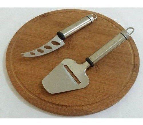 Kit/conjunto Bambu P/ Queijos Frios 3 Pçs Plaina/faca 30x1 - susan Menor preço em Kit/conjunto Bambu P/ Queijos Frios 3 Pçs Plaina/faca 30x1 - susan