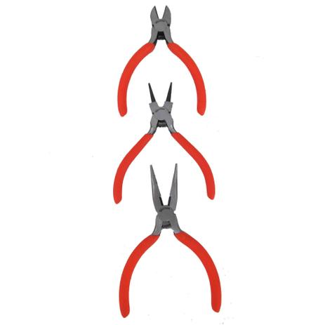 Kit Conjunto De Alicates Para Bijouterias 3pçs - Western Menor preço em Kit Conjunto De Alicates Para Bijouterias 3pçs - Western