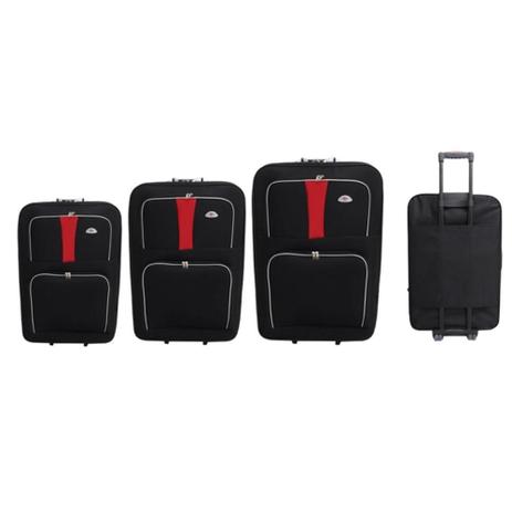 Kit conjunto de mala 3 tamanhos p m g para viagem rigida expansivel com senha bolso frontal - MAKEDA Menor preço em Kit conjunto de mala 3 tamanhos p m g para viagem rigida expansivel com senha bolso frontal - MAKEDA