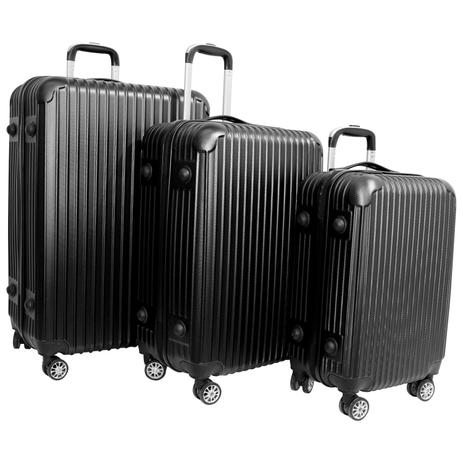 KIT Conjunto De Malas de Viagem P/M/G em Abs - Nagano Menor preço em KIT Conjunto De Malas de Viagem P/M/G em Abs - Nagano