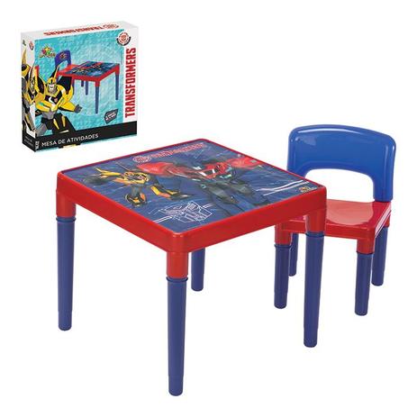 Kit conjunto mesa infantil mesinha transformers desmontavel didatica de atividades com cadeira menin - Gimp Menor preço em Kit conjunto mesa infantil mesinha transformers desmontavel didatica de atividades com cadeira menin - Gimp