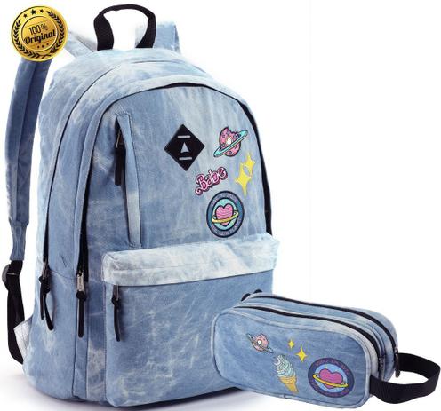 mochila jeans grande