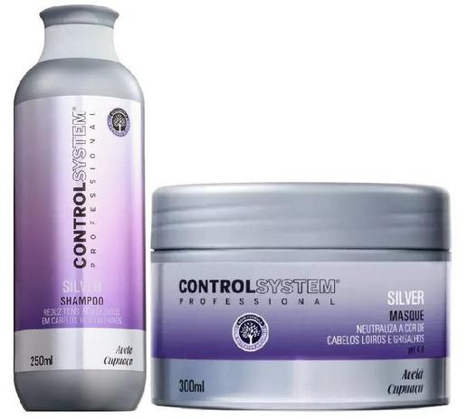 Kit Control System Shampoo e Máscara Silver (2 produtos) Menor preço em Kit Control System Shampoo e Máscara Silver (2 produtos)