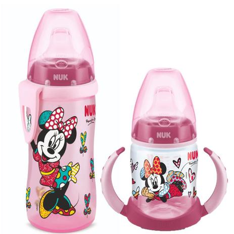 Kit Copo de Treinamento Nuk Disney Minnie By Britto Rosa Menor preço em Kit Copo de Treinamento Nuk Disney Minnie By Britto Rosa