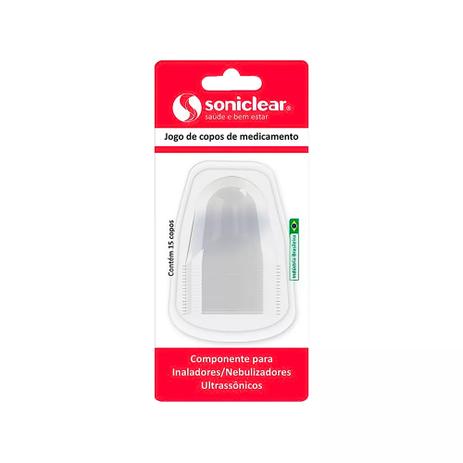 Kit Copo Inalador Soniclear 15 Unidades - Pulmosonic Menor preço em Kit Copo Inalador Soniclear 15 Unidades - Pulmosonic