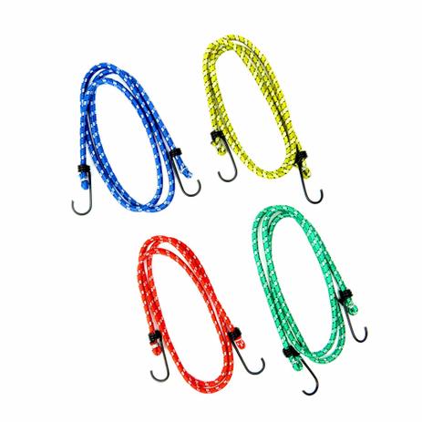 Kit Corda Bagageiro Elástica 4 Peças 1,20M X 8MM Fertak Menor preço em Kit Corda Bagageiro Elástica 4 Peças 1,20M X 8MM Fertak