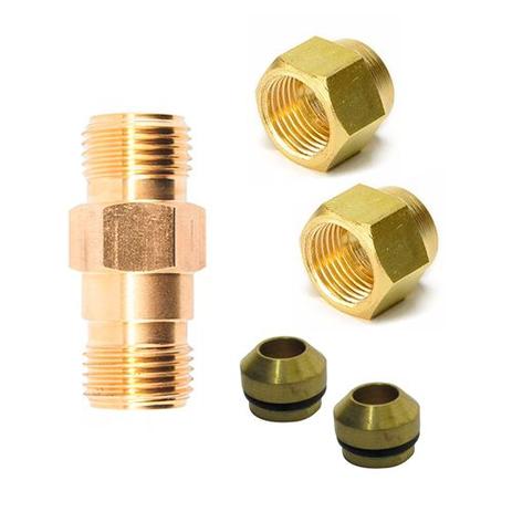Kit Corpo Accurator Duplo SAE 3/8 + 2 Porca Flange 3/8 + 2 Retentor Accurator - Springer carrier Menor preço em Kit Corpo Accurator Duplo SAE 3/8 + 2 Porca Flange 3/8 + 2 Retentor Accurator - Springer carrier