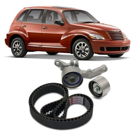 Kit Correia Dentada Tensor de Correia e Polia Chrysler PT Cruiser 01 a 10 TBK151A TB265K2 TCK265A - Emg a.a. Menor preço em Kit Correia Dentada Tensor de Correia e Polia Chrysler PT Cruiser 01 a 10 TBK151A TB265K2 TCK265A - Emg a.a.