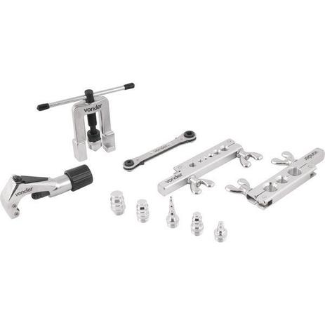 Kit Cortador e Flangeador de Tubos 11 peças - Vonder Menor preço em Kit Cortador e Flangeador de Tubos 11 peças - Vonder