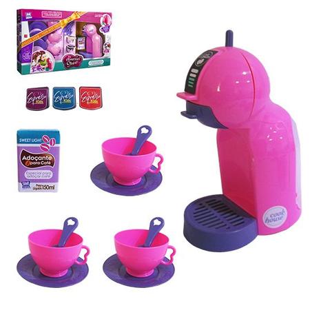 Kit cozinha infantil com cafeteira e acessorios 14 pecas na caixa cook house espresso show - Zuca toys Menor preço em Kit cozinha infantil com cafeteira e acessorios 14 pecas na caixa cook house espresso show - Zuca toys