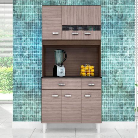 Kit Cozinha Manu 6 Portas 2 Gavetas Cappuccino/Amêndoa - Poquema é ruim? Kit Cozinha Manu 6 Portas 2 Gavetas Cappuccino/Amêndoa - Poquema é boa?