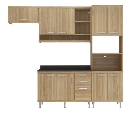 Kit Cozinha Sicilia (S14T) Cx Argila Acet Tx Fr Argila Acet Tp Mdp Preto - Multimóveis - Multimoveis Menor preço em Kit Cozinha Sicilia (S14T) Cx Argila Acet Tx Fr Argila Acet Tp Mdp Preto - Multimóveis - Multimoveis