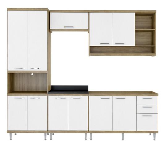 Kit Cozinha Sicilia (S5) Cx Argila Acet Tx Fr Branco Acet Tx Tp Mdp Pr - Multimóveis - Multimoveis Menor preço em Kit Cozinha Sicilia (S5) Cx Argila Acet Tx Fr Branco Acet Tx Tp Mdp Pr - Multimóveis - Multimoveis