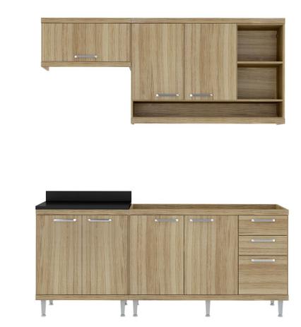 Kit Cozinha Sicilia (S6) Cx Argila Acet Tx Fr Argila Acet Tx - Multimóveis - Multimoveis Menor preço em Kit Cozinha Sicilia (S6) Cx Argila Acet Tx Fr Argila Acet Tx - Multimóveis - Multimoveis