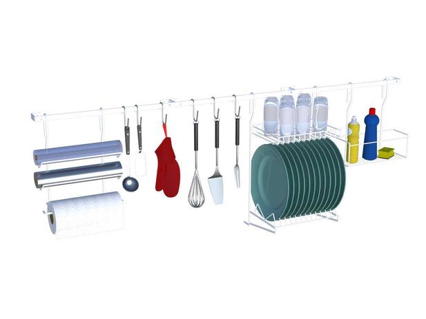 Kit Cozinha Suspensa Nº4 Organizador Escorredor 13 Peças Aço - Dicarlo é boa?