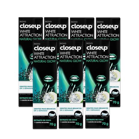Kit Creme Dental Close Up Natural Glow 70g 6 unidades é boa?