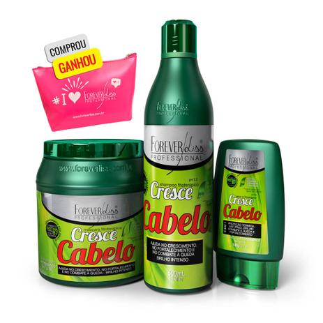Kit Cresce Cabelo Completo Grande Forever Liss Menor preço em Kit Cresce Cabelo Completo Grande Forever Liss