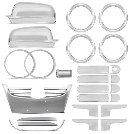 Kit Cromado Gol Parati G4 Externo e Interno com Super Aplique - Prime Menor preço em Kit Cromado Gol Parati G4 Externo e Interno com Super Aplique - Prime