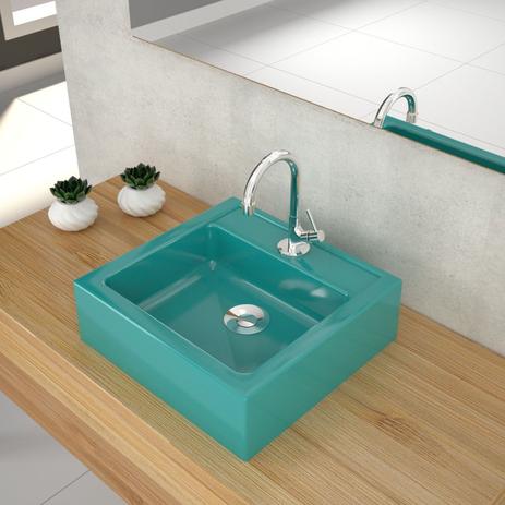 Kit Cuba Apoio Trevalla Q35w Com Torneira/Válvula/Sifão/Flexível Menor preço em Kit Cuba Apoio Trevalla Q35w Com Torneira/Válvula/Sifão/Flexível