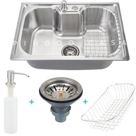Kit Cuba pia inox gourmet Carajás para cozinha e acessórios - Pingoo.casa é ruim? Kit Cuba pia inox gourmet Carajás para cozinha e acessórios - Pingoo.casa é boa?