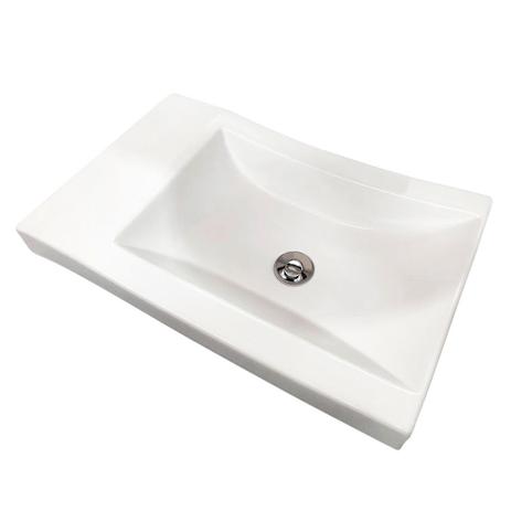 Kit Cuba Sobrepor Banheiro Viena Branca C Valvula Click Inox - Docelar é boa?