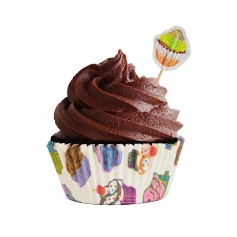 Kit Cupcake Desenho Cupcakes Branco c/ 24 unidades - Mago é boa?