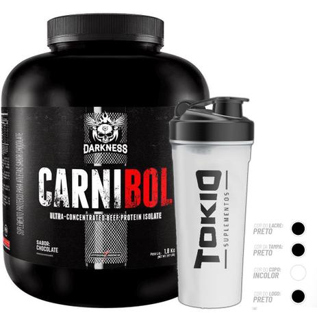 Kit Dark Carnibol 1,8Kg Darkness Chocolate Integralmédica + Coqueteleira Tokio Menor preço em Kit Dark Carnibol 1,8Kg Darkness Chocolate Integralmédica + Coqueteleira Tokio