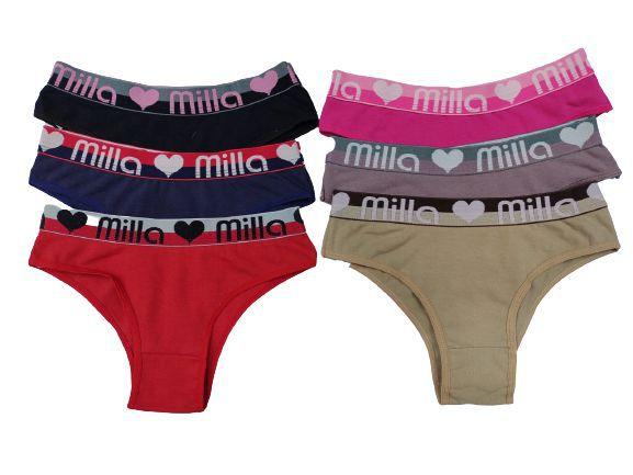 Kit De 10 Calcinhas Tanga Cueca Feminina Em Algodão Com Elástico Largo  Exposto Atacado Revenda Lingerie - Dulce Seduccíon - Calcinha - Magazine  Luiza