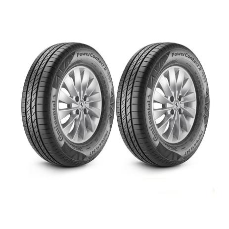 Kit de 2 Pneus Continental Aro 15 175/65R15 84H PowerContact 2 Menor preço em Kit de 2 Pneus Continental Aro 15 175/65R15 84H PowerContact 2