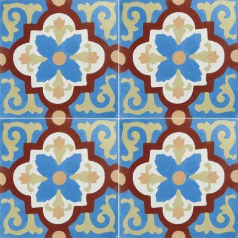 Kit De 5 Unidades Adesivo Azulejo Ladrilho Hidráulico 15x15cm-KAL-20 - Lubrano decor Menor preço em Kit De 5 Unidades Adesivo Azulejo Ladrilho Hidráulico 15x15cm-KAL-20 - Lubrano decor