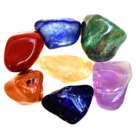 Kit De 7 Pedras Naturais Dos Chakras Mandala De Luz P Pingente Magazine Luiza