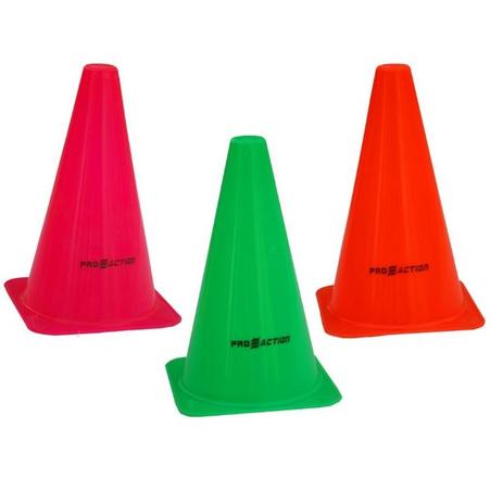 Kit de 8 Cones Agilidade 23,5 cm PROACTION Menor preço em Kit de 8 Cones Agilidade 23,5 cm PROACTION