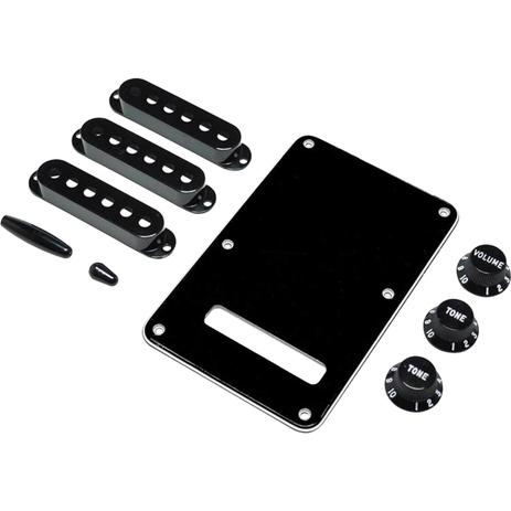 Kit de Acessórios para Guitarra VINTAGE-STYLE STRATOCASTER Preto FENDER Menor preço em Kit de Acessórios para Guitarra VINTAGE-STYLE STRATOCASTER Preto FENDER