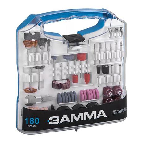 Kit de Acessórios para Micro Retífica 180 Peças G19507AC GAMMA Menor preço em Kit de Acessórios para Micro Retífica 180 Peças G19507AC GAMMA